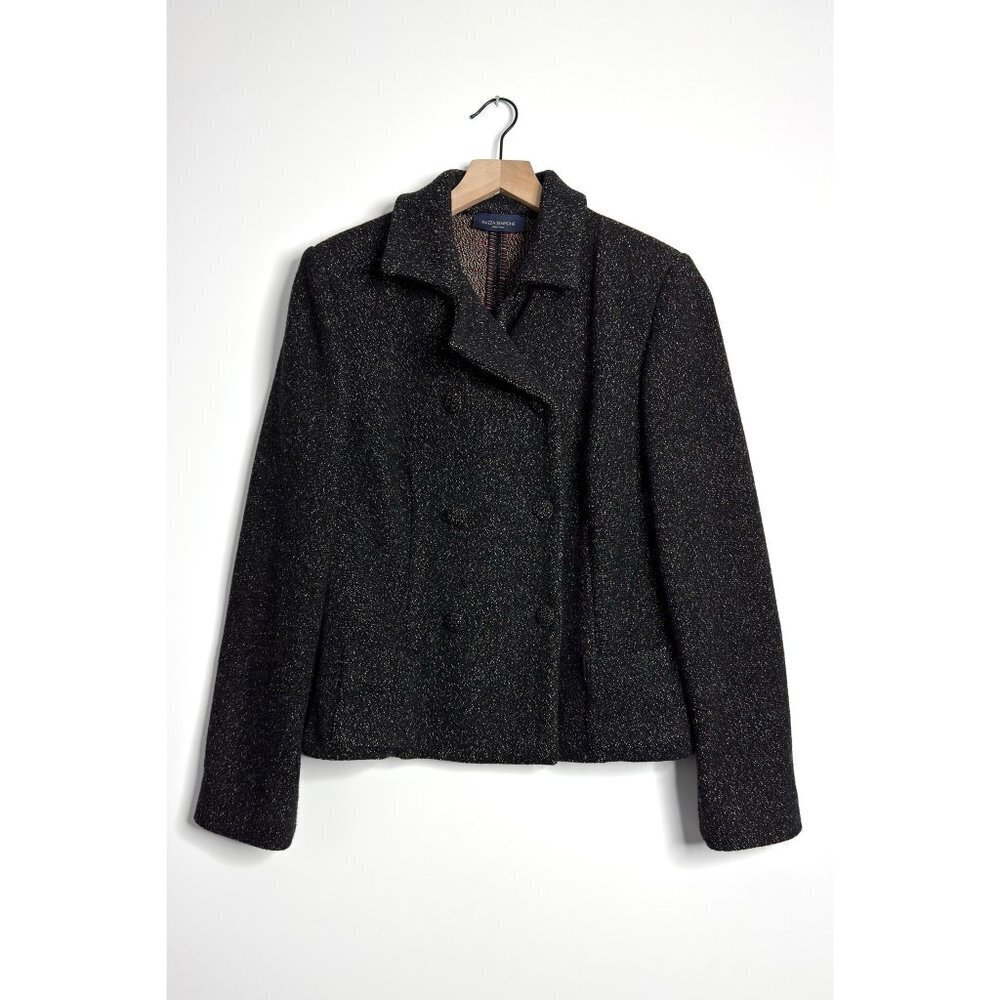 PIAZZA SEMPIONE Wool Knit Peacoat